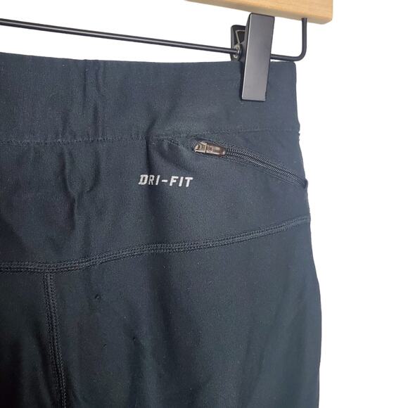 Nike Dri-Fit Black Capri Compression Leggings Women's Size Extra Small - Picture 4 of 14